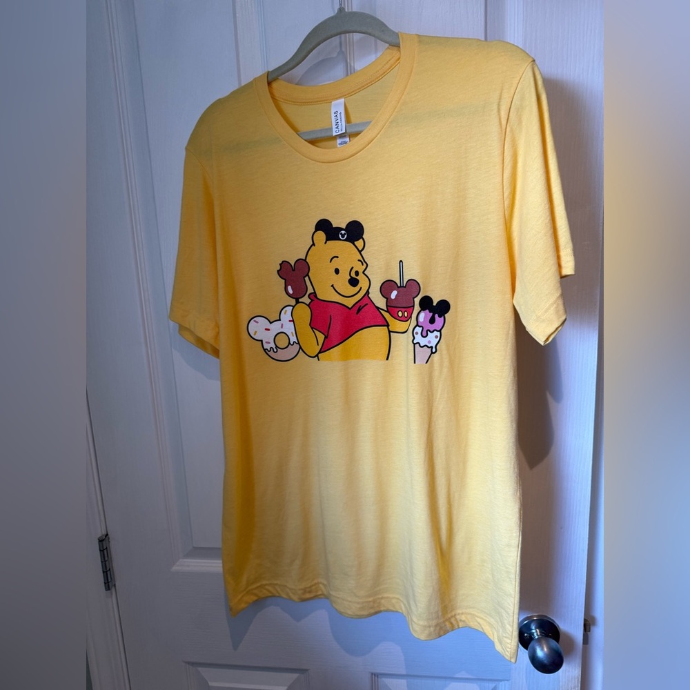 Yellow Winnie-the-Pooh oversized Graphic Tee